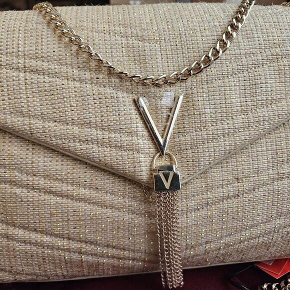 Valentino Women's Divina Handbag - Gold - Picture 3 of 9